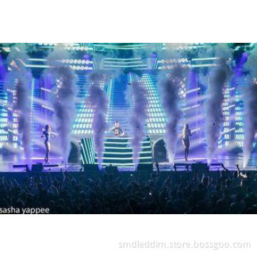 Lightweight HD SMD hire LED screen solutions for party , st